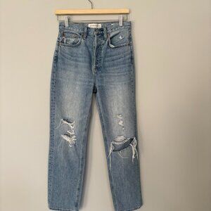 Aritzia - Denim Forum Joni High Rise Loose Jeans Size 25